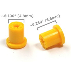 2pc BTO Newly Made Aurora T-Jet TUFF ONES Style HO Slot Car Rear Wheels ... - £1.18 GBP