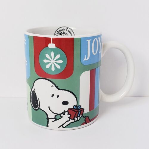 Primary image for Peanuts 60 Years Christmas Holiday 10 oz. Gibson Ceramic Coffee Mug Cup