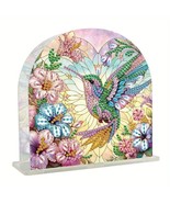 Napkin Holder Floral, Hummingbird Diamond Jewel Art COMPLETED - $33.69 CAD