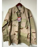 Propper Uniform Tactical Button Up Collared Shirt Camo Tan/Green Utility... - £24.01 GBP