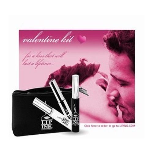 LIP INK  Smearproof Valentine Pink Glitter Kit