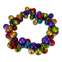 Multicolored Shatterproof Holiday Ornament Christmas Garland 58 Inches Long - $59.38