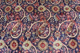 9&#39;4 x 13 All Over Design Superb Vintage Handmade Wool Area Rug Oriental Carpet - £2,192.30 GBP