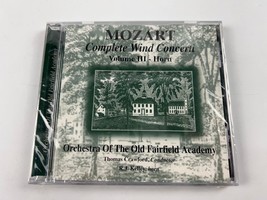 Mozart Complete Wind Concerti Vol. 3 Horn Old Fairfield Academy CD - $5.89