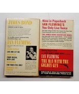 Ian Fleming James Bond Paperback Lot Doctor No 5th You Only Live Twice 1... - £14.23 GBP