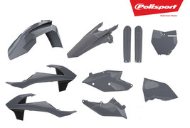 Polisport Nardo Gray Plastic Body Kit For 2016-2018 KTM 125 SX 125SX 150SX 150 - £133.69 GBP