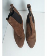 sam edelman Womens Sz 7M Boots - Brown Suede Leather Slip On Boots - $458.41 MXN