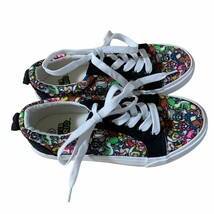 Super Mario Youth Size 3 Lace Tie Up Shoes Sneakers Multicolor Nintendo ... - $21.67 CAD