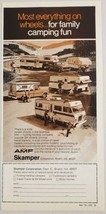 1973 Print Ad AMF Skamper Motor Homes, Travel Trailers, Tent Campers Bristol,IN - £9.67 GBP