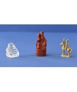 Figurines/Trinkets-Thai Buddha King of Siam/ Miniature On Horse and Glas... - $18.00