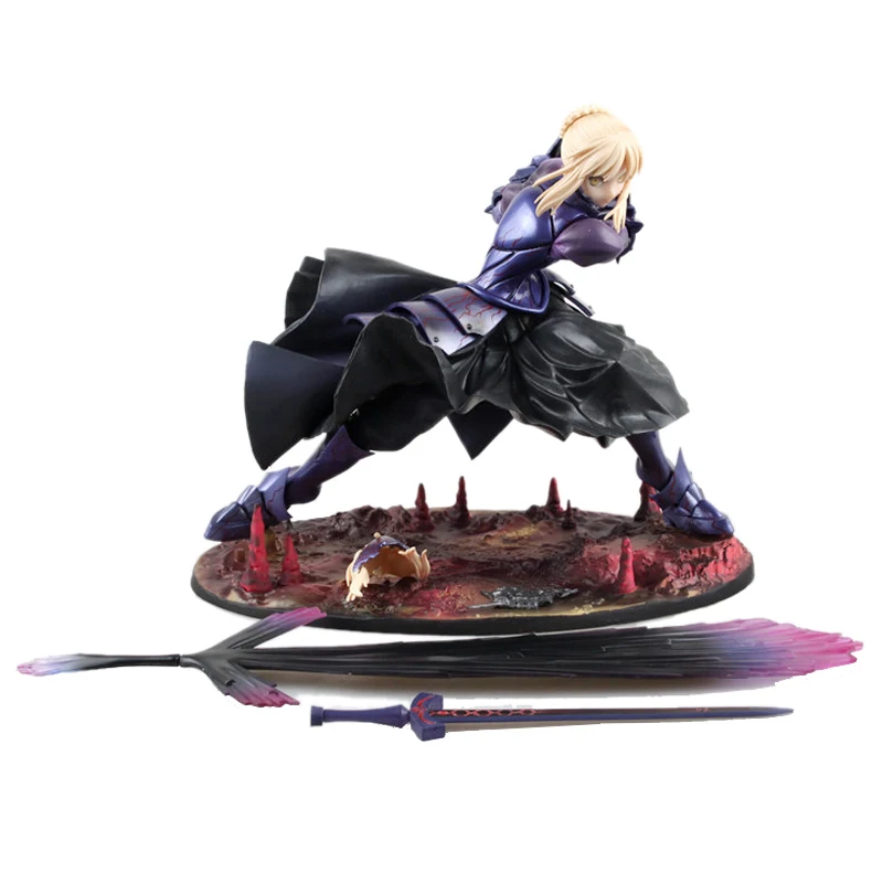 Anime Games Fate Stay Night Alter Saber Action Figure 1/7 Scale PVC King of - £51.13 GBP+
