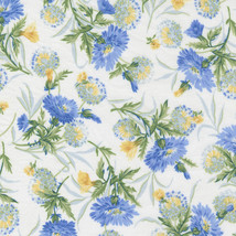 Moda Summer Breeze 2023 33682 11 White Quilt Fabric By The Yard - £9.14 GBP