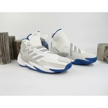 Adidas X Pharrell Williams Blue White Crazy BYW HU Basketball Shoes Mens... - $227.21