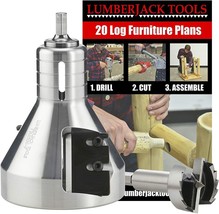 Lumberjack Tools 1-1/2&quot; Industrial Beginner Kit ISBK1 Log Furniture Teno... - £188.74 GBP