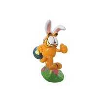 Vintage Garfield Easter Bunny Ears Figure Toy Figurine Egg Basket Huntin... - $256.26 MXN