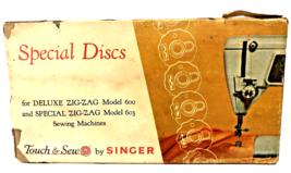 Vintage Special Discs for Singer Touch &amp; Sew Zig-Zag Model 600/Model 603... - $9.50