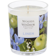 Woods Of Windsor Linen By Woods Of Windsor Scented Candle 5 Oz - £13.31 GBP