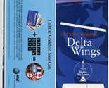 Delta Airlines Olympic Dreams Delta Wings Ticket Jacket Atlanta 1996  - £14.01 GBP