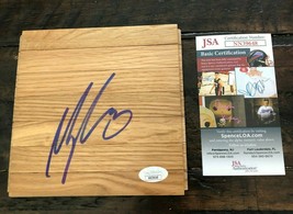 Myles Turner (Indiana Pacers/Texas Longhorns) Signed 6x6 Floorboard W/ J... - £31.10 GBP