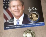 George W Bush Presidential Commemorative and Inauguration of Center Coins - £17.57 GBP