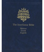 The Interlinear Bible: Hebrew-Greek-English (English, Hebrew and Greek Edition)  - $39.90