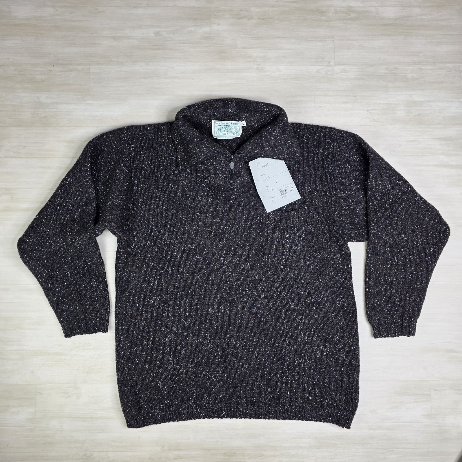 New Natural Basic Original Irish by Donegal II 1/4 Zip Sweater Men&#39;s Siz... - $88.99