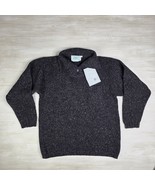New Natural Basic Original Irish by Donegal II 1/4 Zip Sweater Men&#39;s Siz... - $1,716.90 MXN