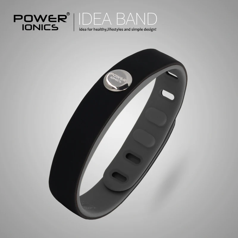 Power Ionics 3000ions Sports Waterproof Titanium Bracelet Wristband Improve Bala - $42.41