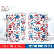 Cricut Mug Press Svg, Christmas Mug Press Svg, Mug Wrap Gift for Christmas - £3.65 GBP