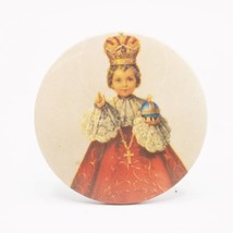 Infant of Prague Catholic Church Pinback Pin Badge Button - £11.84 GBP