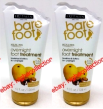 ( 2 ) Freeman barefoot Overnight Foot Treatment Marula Oil &amp; Cocoa Butter 4.2 oz - £26.89 GBP