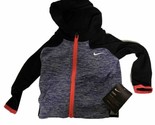 NEW Baby Boy Nike Hoodie Hooded Jacket Full Zip 12months Dri Fit - $22.20
