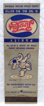 Pepsi Cola Matchbook Cover Walt Disney No 28 Elephant Cannon Ball 1940s WWII - £14.94 GBP
