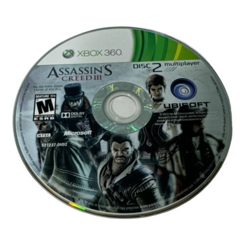 Assassin's Creed III 3 Walmart Edition - Xbox 360 Complete Video Game Item image 7
