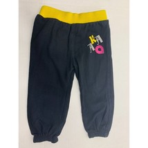 AKAVKS Girls Toddler Size 2T Sweatpants Track Pants Black Yellow AKA Tri... - $7.69