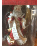 Fitz &amp; Floyd Holiday Home Christmas Ornament Bell removable tag 2020 NIB - £15.40 GBP