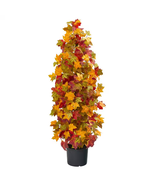 39 In. Autumn Maple Artificial Tree - $1,600.71 MXN