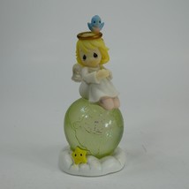 2004 Enesco Precious Moments Just Sittin On Top Of The World Figurine HFHUK - £7.17 GBP