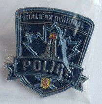 HALIFAX REGIONAL POLICE LAPEL PIN STATION CANADA CANADIAN DEFUNCT WEAR G... - $18.99