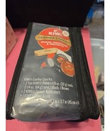 KIWI 6 Piece Shoes Leather Care Kit Black &amp; Brown Polish Sponges Brush - €12,74 EUR