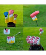 Golf Driver Fairway Wood Hybrid Iron Putter Head Cover Ice Cream Bar Pop... - $309.29 MXN+
