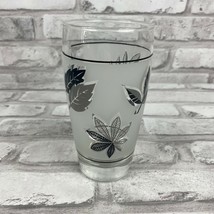 Vintage Libbey Silver Leaf Glasses Cocktail Frosted Tumblers 6 Available - $7.57