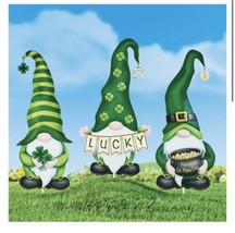 St. Patrick&#39;s Day Irish 3pc Set Garden Gnome Stakes (col) - £70.60 GBP