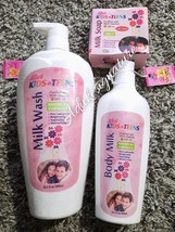 3 in 1 lillies kids and teens body milk wash,body milk and soap - $75.00