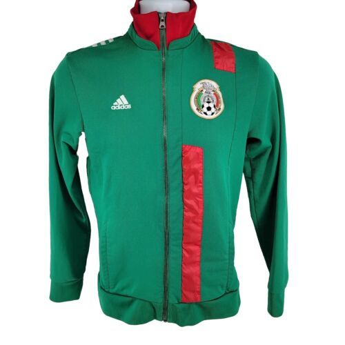 Seleccion Mexico Futbol Soccer Adidas Jacket Size Small 2013 Green - £51.27 GBP
