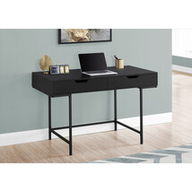 Monarch Specialties 48 in. Computer Desk, Black &amp; Black Metal - $273.92