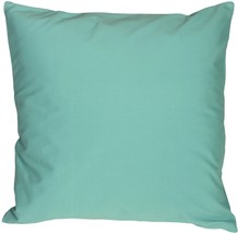Caravan Cotton Turquoise 20x20 Throw Pillow, with Polyfill Insert - £24.01 GBP