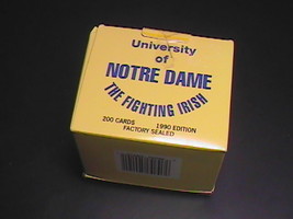 Sport memorabilia cards notre dame 1990 box set of 200 01 thumb200