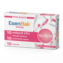 2X ESENBAK INTENS 10/10/10 PROBIOTICS, 10 capsules - £19.58 GBP