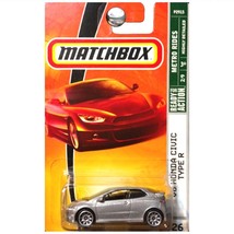 Matchbox 2008-2009 08 Honda Civic Type R 2 of 9 Metro Rides Series #26 Grey Silv - £22.72 GBP